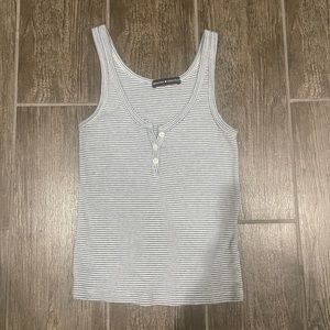 Blue and white striped Brandy Melville tanktop